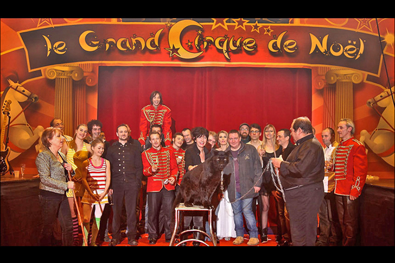La troupe du Grand Cirque de Noël